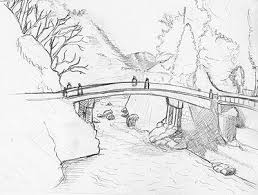 Basis dafür bildet ein wasserfester untergrund wie yupo papier, auf. Landschaftsbild Zeichnen Schritt Fur Schritt Landschaftsbilder Landschaft Zeichnen