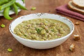 Ricetta Zuppa Di Fave Fresche Ricetta Ricette Ricette Facili Zuppa