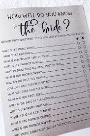 Grey How Well Do You Know The Bride Bridal Shower Game Who Etsy In 2021 Bridal Shower Games Fun Bridal Shower Games Bride Game