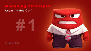 Please don't be angry with me. Modelling Timelapse Anger Inside Out Blendernation