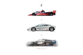 ブラバムbt46bからマクラーレンf1を経てt 50へと設計思想がつながることを示すイメージ ゴードン マレー設計のv12新型スーパーカー t 50 公開 f1譲りのファンカー機構搭載の画像 写真 2 autosport web マクラーレンf1 スーパーカー マクラーレン