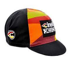 Cinelli Team Chrome Cotton Cycling Racing Cap Vintage Fixed Gear Made In Italy Fixed Gear Cycling Outfit Cinelli