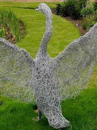 When you open the package, you'll have to remove a long thin wire wrapped around the roll. 14 Chicken Wire Sculpture Diy Ideas