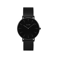 Si vous suivez un tant soit peu les tendances. Cluse Montre Bracelet Mixte Cl18111 Analogique Acier Noir Achat Vente Montre Cluse Cl18111 Cdiscount