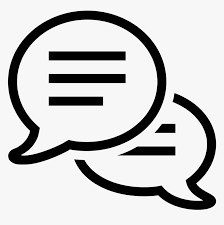 Black and white mobile phone text message logo logo. Transparent Messaging Icon Png Communication Icon Png Download Kindpng