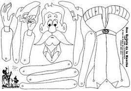 Marioneta Para Colorear De Don Quijote De La Mancha Don Quijote Dibujo El Quijote Para Ninos Don Quijote