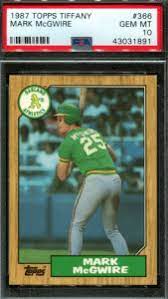 Maybe you would like to learn more about one of these? Mark Mcgwire Rookie Card Value Guide Review
