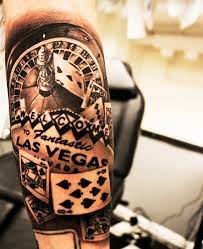Welcome To Vegas By Oscar Akermo Sweden Tattoo Studio 73 Uddevalla Gambling Tattoo Las Vegas Las Vegas Gambling