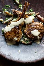 Lamb Chops With Dates Feta And Tahini Recipe Recipe Recipes Lamb Chops Lamb Recipes