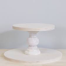 You can easily make these this cake stand looks expensive but it actually can fit any budget at just a few bucks! Make A Diy Cake Stand With Wood Circles Craftcuts Com
