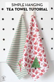 See more ideas about christmas kitchen towels, christmas sewing, christmas towels. Simple Hanging Tea Towel Pattern The Polka Dot Chair
