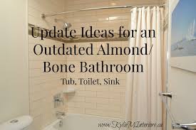 update your almond bathroom fixtures