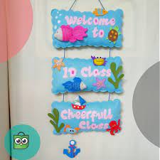 Dengan sedikit tambahan motif dari kain flanel akan meningkatkan daya tarik dari sebuah buku. Jual Promo Hanging Wall Door Gantungan Hiasan Dinding Pintu Kelas Flanel Kab Tangerang Viamor Tokopedia