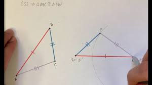 Proving The Sss Triangle Congruence Criterion Using Transformations Geometry Khan Academy Youtube