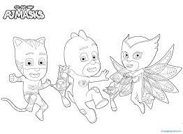 Disney junior pj masks coloring pages printable svg vector image. Pj Masks Disney Junior Coloring Pages Novocom Top