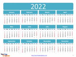 Download free printable 2022 calendar pdfs, images and calendar templates. Printable Calendar 2022 Template Free Powerpoint Template