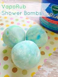 Diy Vaporub Shower Bombs Homemade Bath Products Bath Bombs Diy Diy Bath Products