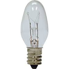 Ge Night Light Bulbs 5 Watt C7 Light Bulbs With Candelabra Light Bulb Base 24 Pack Small Light Bulbs Incandescent Bulbs Amazon Com