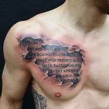 Pin By Nomen Nescio On Ripped Skin Tattoos Ripped Skin Tattoo Skin Tear Tattoo Heaven Tattoos