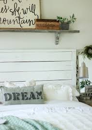 Our Diy Wall Shelf Above Our Bed Under 15 Bucks And Takes Minute To Make Gorgeous Far Above Bed Decor Bedroom Wall Decor Above Bed Master Bedroom Wall Decor