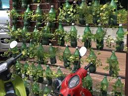 Repurpose old bottles using these plastic bottle vertical garden ideas and grow your favorite this plastic bottle vertical garden is made of by stringing the bottles horizontally in a grid along an 21. 10 Plastic Bottle Vertical Garden Ideas Gardening