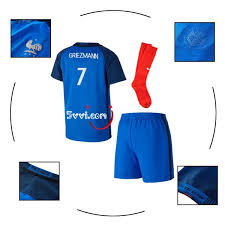 Les équipes de france unies pour la bonne cause. Acheter Un Maillot Equipe De France Enfant Griezmann 2016 2017 Domicile Uefa Euro Football Cher Maillot Equipe De France Maillot Equipe De France