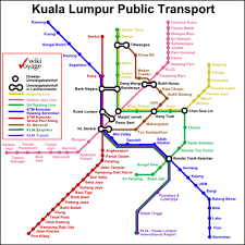 Travelling to kuala lumpur, malaysia? Kuala Lumpur Metro Lines Are Classified Into Different Categories The Light Rail Transit The Commuter Rails And The Monor Subway Map Kuala Lumpur Transit Map