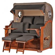 Strandkorb Baltikum Mahagoni Bullauge Pe Grey Dessin 548 Strandkorb Korb Mahagoni