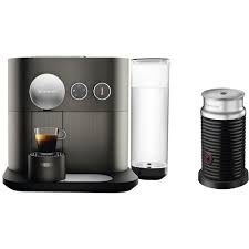 You can also choose to purchase the machine with or without an aeroccino milk frother. Nespresso Expert Original Espresso Machine With Aeroccino Milk Frother Bundle By De Longhi Reviews Wayfair