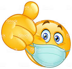 Emoji Emoticon With Medical Mask Over Mouth Showing Thumb Up In 2020 Funny Emoticons Animated Emoticons Emoticon