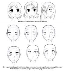 Mapping out the face is an important part of drawing anime correctly. Drawing Anime Face Shapes Images