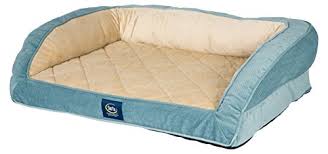 The serta® perfect sleeper® series. Serta Ortho Quilted Couch Pet Bed Large Blue Buy Online In Bahamas At Bahamas Desertcart Com Productid 20446420
