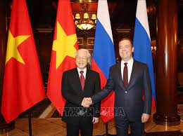Chân thành chúc mừng những kết quả quan trọng cả ra, chuẩn bị và tổ chức thành công đại hội đảng bộ các cấp, tiến tới đại hội toàn quốc của mỗi đảng. Tá»•ng Bi ThÆ° Nguyá»…n Phu Trá»ng Há»™i Kiáº¿n Thá»§ TÆ°á»›ng Nga Chá»§ Tá»‹ch Ä'áº£ng NÆ°á»›c Nga Thá»'ng Nháº¥t Táº¡p Chi Tuyen Giao