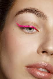 Neon Pink Eye Liner Macro Beauty In 2020 Pink Eyeliner No Eyeliner Makeup Pink Makeup