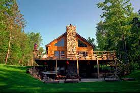 We are having a countrymark log home built to be our new home. Residential Floor Plans Custom Homes Dickinson Homes Lodge Style House Plans Chalet Style Homes Basement House Plans