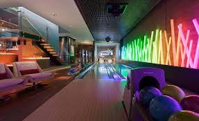 47 Cool Finished Basement Ideas Design Pictures Finishing Basement Home Bowling Alley Contemporary Games