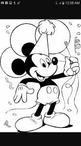 These downloadable 14 happy birthday mickey mouse coloring pages are a great way for kids to keep themselves entertained while boosting their creativity and matching skills. Pin By Pilar Sanchez On Imagenes Para Imprimir Mickey Mouse Coloring Pages Mickey Coloring Pages Happy Birthday Coloring Pages