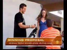 Touchdown of a Marriage Proposal