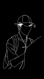 Pin By Ela Dalkilic On Black Dark Wallpaper Iphone Line Art Drawings Dark Wallpaper