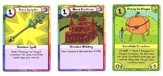 Finn, jake, la principessa dello spazio bitorzolo e marceline la regina dei vampiri sono giocabili in lego dimensions. Adventure Time Card Wars