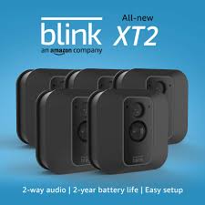 Blink Xt2 Outdoor Indoor Smart Security Camera With Cloud Storage Included 2 Way Audio 2 Year Battery Life 5 Camera Kit Walmart Com Walmart Com