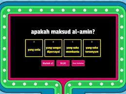 Anda di halaman 1 dari 3. Kuiz Maulidur Rasul Sumber Pengajaran