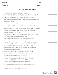Students begin to work with algebra word problems in a series of math worksheets, lessons, and homework. Algebra 1 Worksheets Word Problems Worksheets