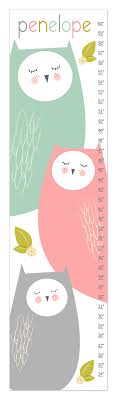 personalized owl growth chart