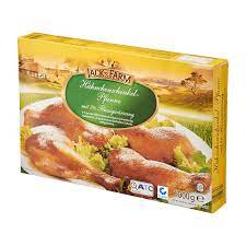 Bei jedem wenden mit etwas thymian die hähnchenkeule aus der pfanne nehmen, das übrige halbe glas weißwein in die pfanne gießen und dann die sahne dazugeben. Jack S Farm Hahnchenschenkel Pfanne Gunstig Bei Aldi Nord