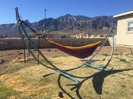 You can make this diy hammock stand for a fraction of the price of a store bought stand with this easy to follow tutorial. Diy Trampoline Hammock Stand