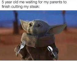 Pin By Hannah Davison On Baby Yoda Yoda Meme Star Wars Memes Star Wars Baby