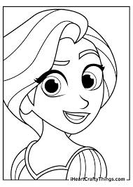 Keep your kids busy doing something fun and creative by printing out free coloring pages. Rapunzel Coloring Pages Updated 2021