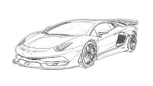 Check spelling or type a new query. Lamborghini Aventador Svj Coloring Pages