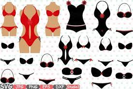 Download Free Svg Lingerie Models Silhouette Svg Cutting Files Digital Clip Art Graphic Studio3 Cricut Cuttable Die